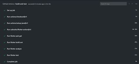Merge Flutter Code From GitHub 的图像结果