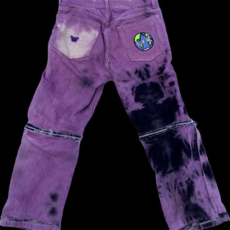 "PURPLE LAVA" 1of1 Convertible Jeans - Depop