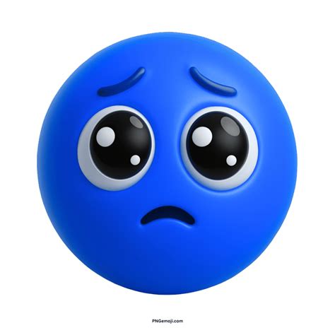 Sad Emoji Transparent Background HD Download – PNG Emoji