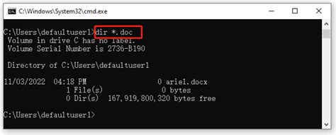 Image result for Command-Prompt List Files Atributes Author