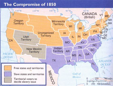 Compromise of 1850 Timeline | Timetoast timelines