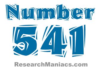 541 — пятьсот сорок один. натуральное нечетное число. 100е простое ...