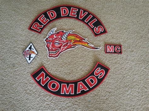 Red Devils Hells motorcycle club /Hells Angels motorcycle club Patch ...
