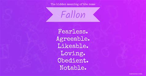 Fallon Name Meaning