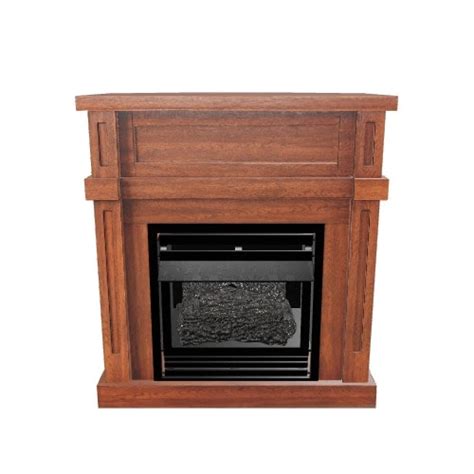 Pleasant Hearth 35.75-in Harvest Oak Ventless Natural or Liquid Propane ...