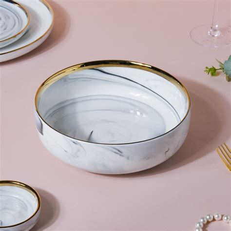 Grey Marble 20 Piece Dinner Set For 6 Online - Premium Dinner Set ...