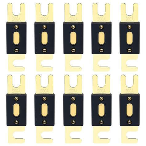 Baomain Bolt Fuse ANL-B 500A 500Amp for Car Vehicles Audio System Sheet ...