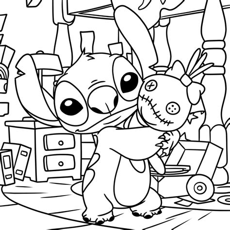 5 Free Printable Lilo and Stitch Coloring Pages - TheToyZone