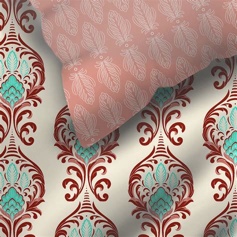 Buy Color Sense by LAYERS Ivy 125TC Printed 3Pcs Queen Bedsheet Set ...