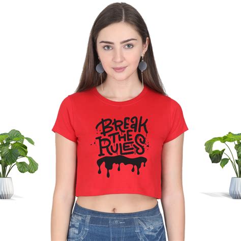 Break the Rules Crop Top – WitDrobe