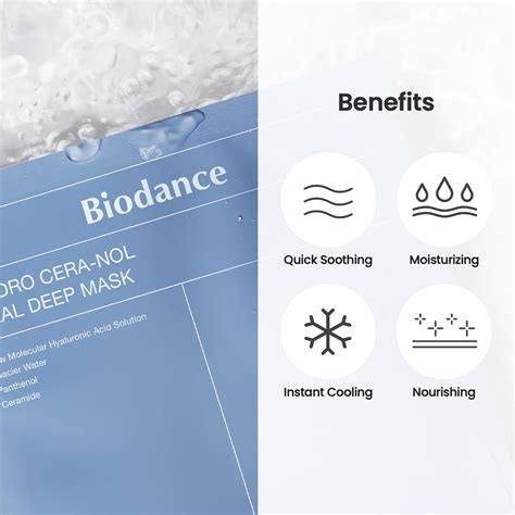 BIODANCE Hydro Cera-nol Real Deep Mask, Overnight India | Ubuy