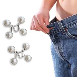 Mincerfit Adjustable Jeans Button Pin，No Need to Sew Jeans Button ...