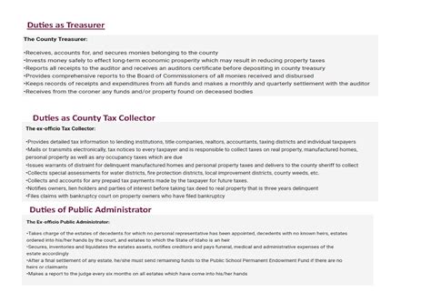 Treasurer Duties – Twin Falls County