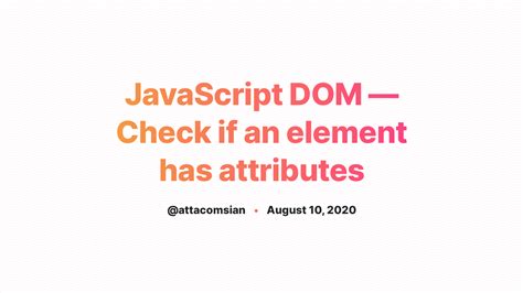 Image result for JavaScript Element Attributes