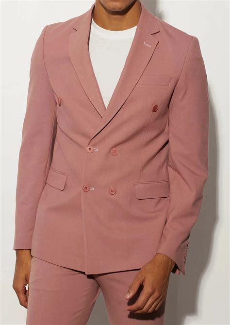 Light Pink Double Breasted Blazer / Suit – Tumuh