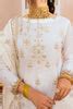 Shurooq Motiya: Elegant White Pakistani Lawn Suit for Festive Occasions ...