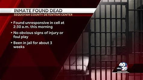 Inmate dies at Sequoyah County detention center, OSBI confirms