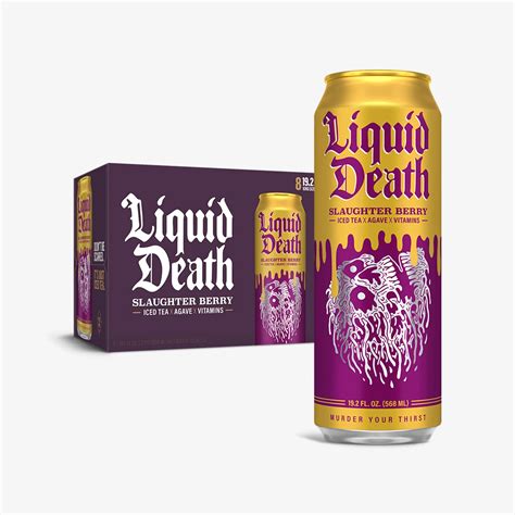 Slaughter Berry Iced Tea 19.2oz (8-Pack) – Liquid Death