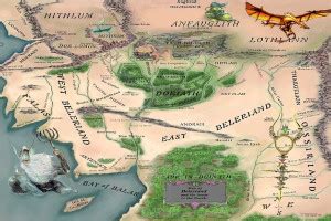 Smoky Design map the lord of the rings the lord of the rings john ...