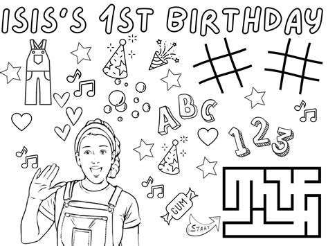 Ms.rachel Coloring Page - Etsy