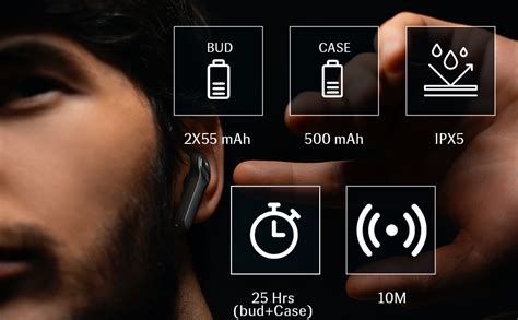 Lava Probuds, 25H Playtime, Ipx5 Sweat & Water Resistant, 500Mah Case ...