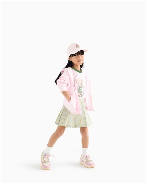 ASV organic-jersey T-shirt with Manga Bear Crew print | Emporio Armani