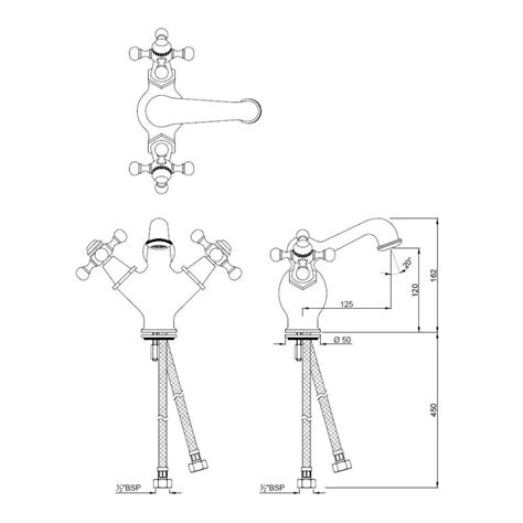 Jaquar Table Mounted Regular Basin Mixer Queens QQT-SSF-7167B - Stainl ...