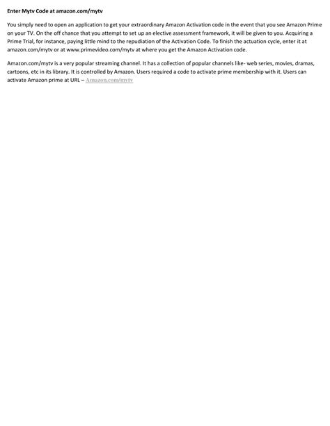 Enter Code Amazon myTV TV Using Computer 的图像结果