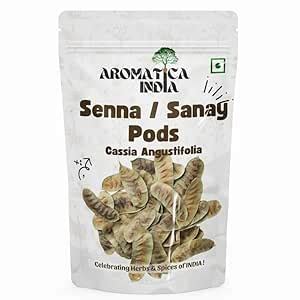 Buy Aromatica India Senna Pods | Sanay Pods | Natural & Sun-Dried ...