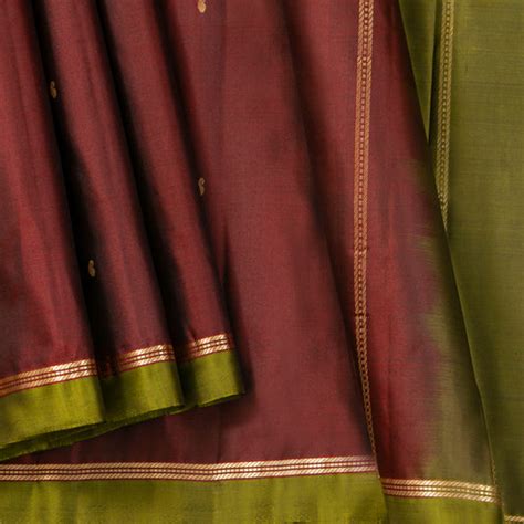 Kanchipuram Small Border Silk Sarees, Short Border Kanjivaram | Panjavarnam