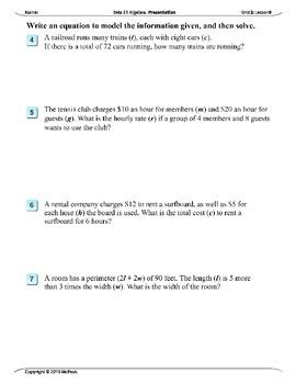 Image result for Story Problem Algebra