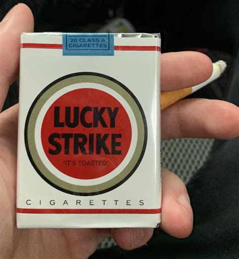 Finally got my first pack of Lucky Strikes : r/Cigarettes
