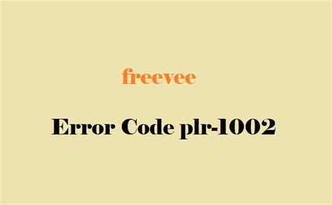 Image result for Error Code PLR PRS Call Failed
