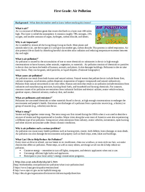 Image result for Free Science Lesson Components of Air