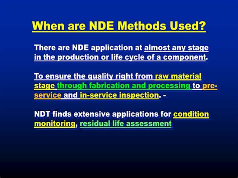 What is Non Destructive Testing (NDT) or Non Destructive Evaluation ...