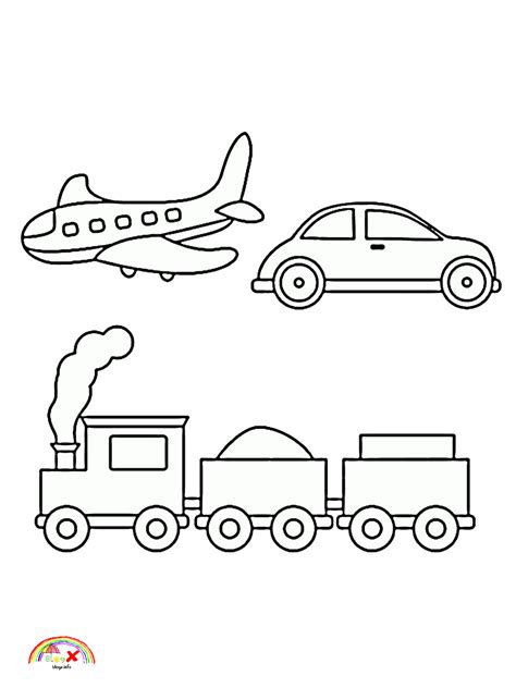 Coloring Pages Transportation