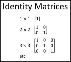Image result for Identity Matrix Applications