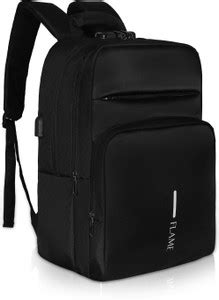 FLAME Laptop backpack with Number lock and USB Port for unisex 32 L ...