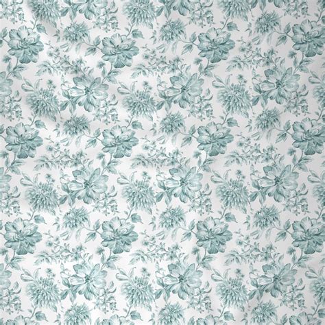 Buy MASPAR Hermosa Regency Blue Printed Cotton Single Bedsheet Set ...