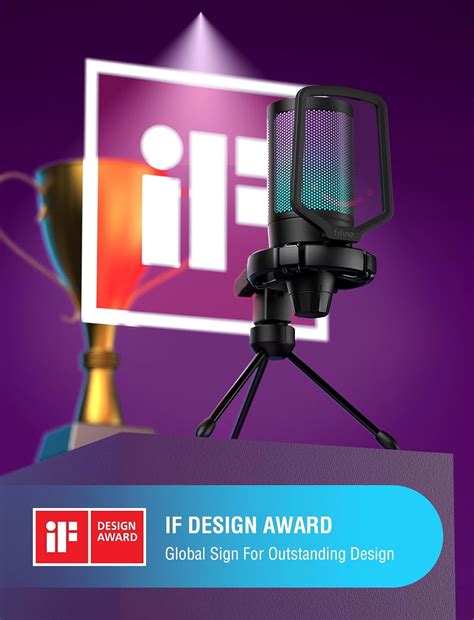 FIFINE Gaming USB Microphone for PC PS5, Condenser India | Ubuy