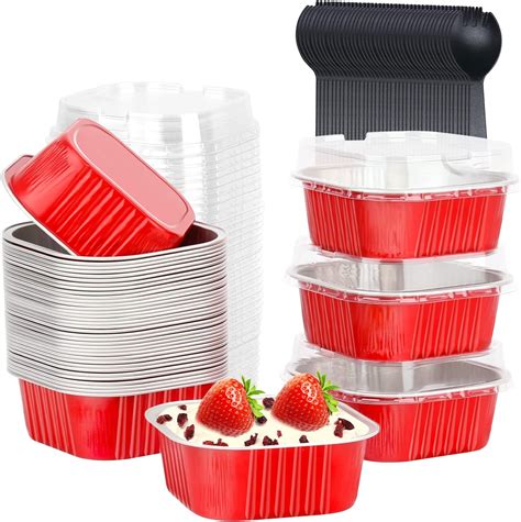 Amazon.com: Aluminum Foil Baking Cups, 150 Pack Disposable 3 Oz ...