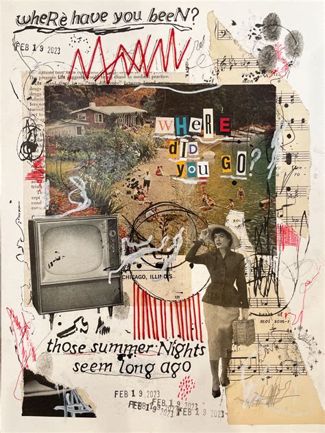 Mixed media collage – Artofit