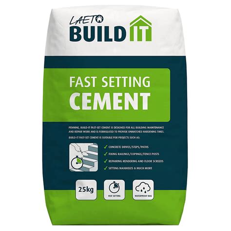 Fast Set Cement 25kg Ready Mixed by Laeto Build It