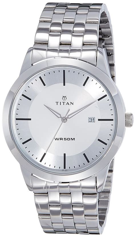 Buy Titan Neo Analog Silver Dial Men's Watch NM1584SM03/NN1584SM03 ...