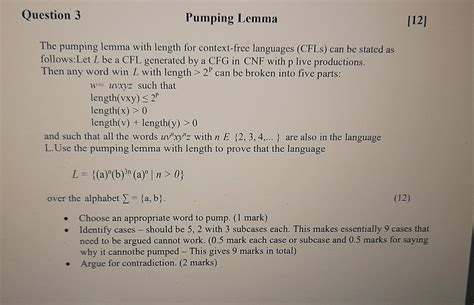 Pumping Lemma Problems 的图像结果