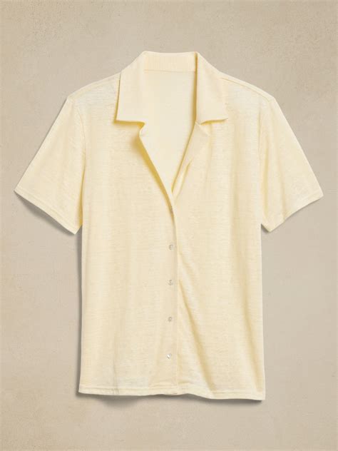 Linen Resort Shirt | Banana Republic