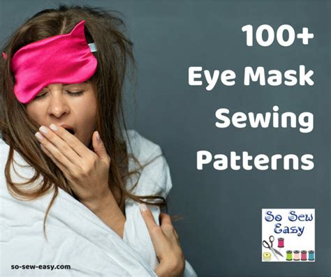 Eye Mask Sewing Pattern 的图像结果