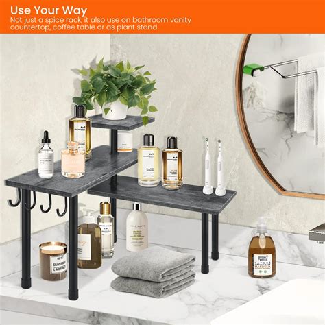 Buy Homode Kitchen Countertop Organizer, 3 Tier Counter Corner Shelf ...