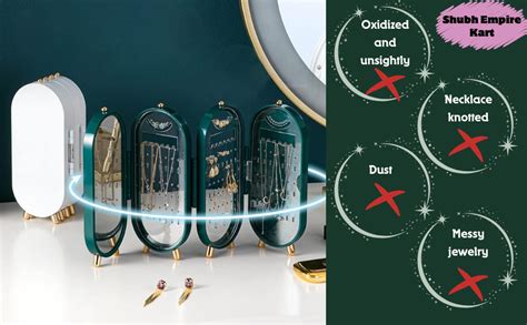 Shubh Empire Jewellery Organiser Storage box,Earring Oragnizer Drawer ...