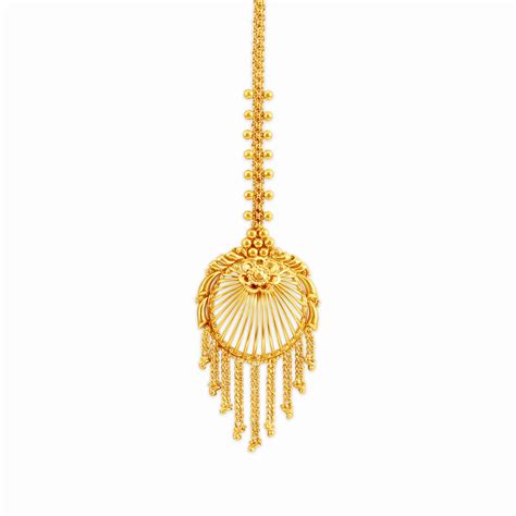 Floral Gold Maang Tikka